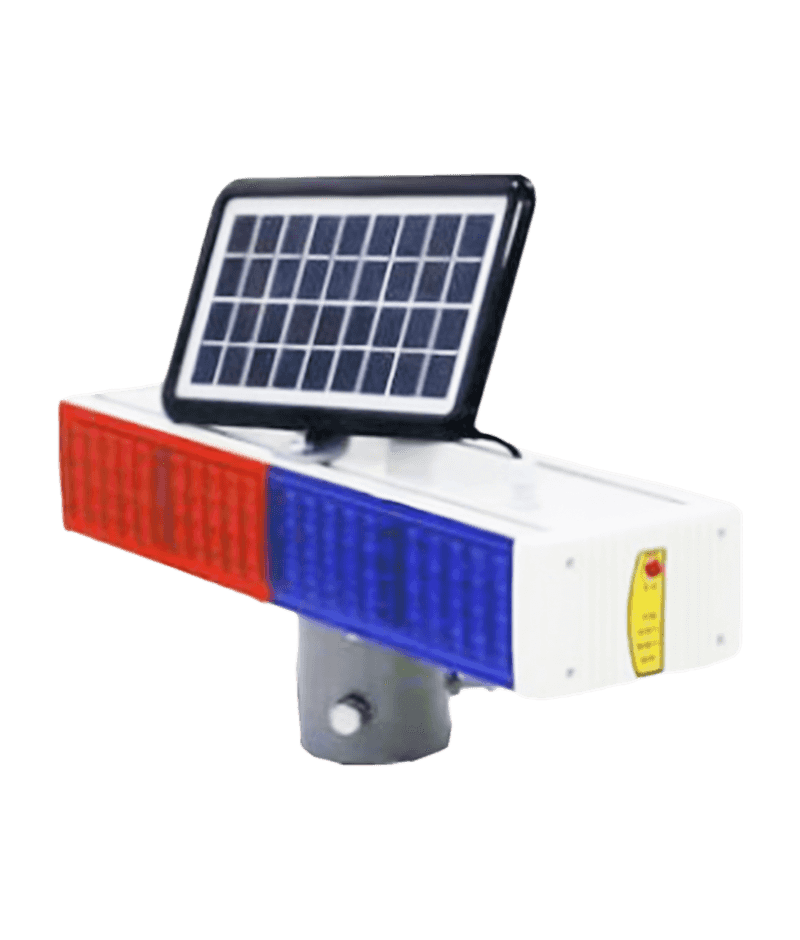 2 Sides Double Solar Traffic Warning Lamp DW-BP02-1 1