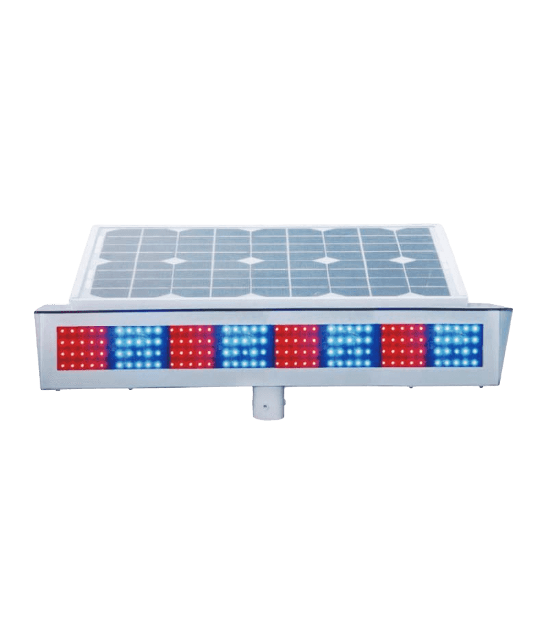 Solar Flashing Traffic Warning Light DW-BP14