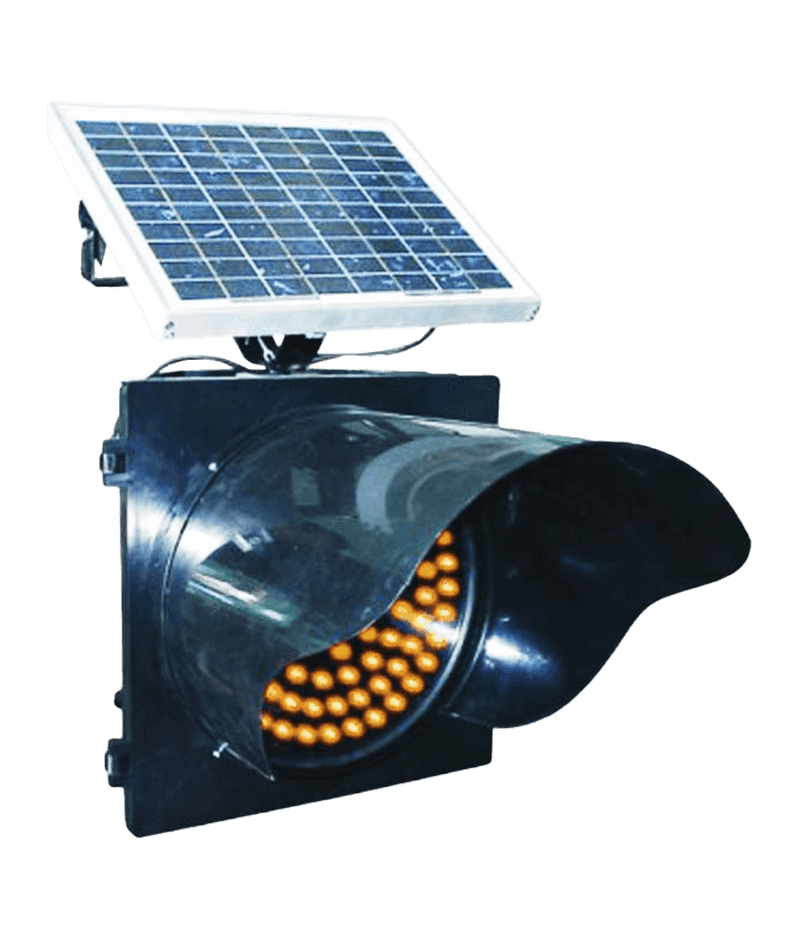 Solar Flashing Traffic Warning Light DW-BP15 16