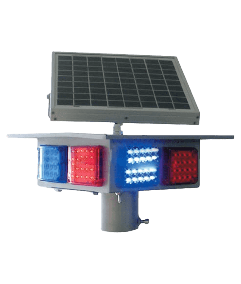 Round Flashing Solar Traffic Lamp DW-BZ10
