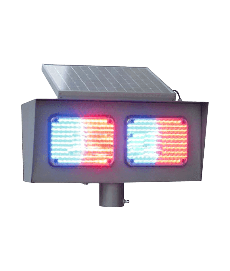 Double LED Flashing Traffic Warning Lamp DW-BZ12