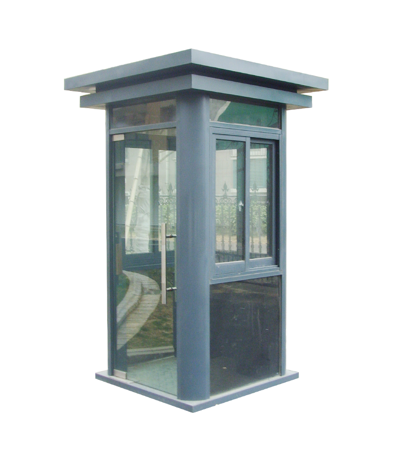 Stainless steel color aluminum sentry box DW-LT01