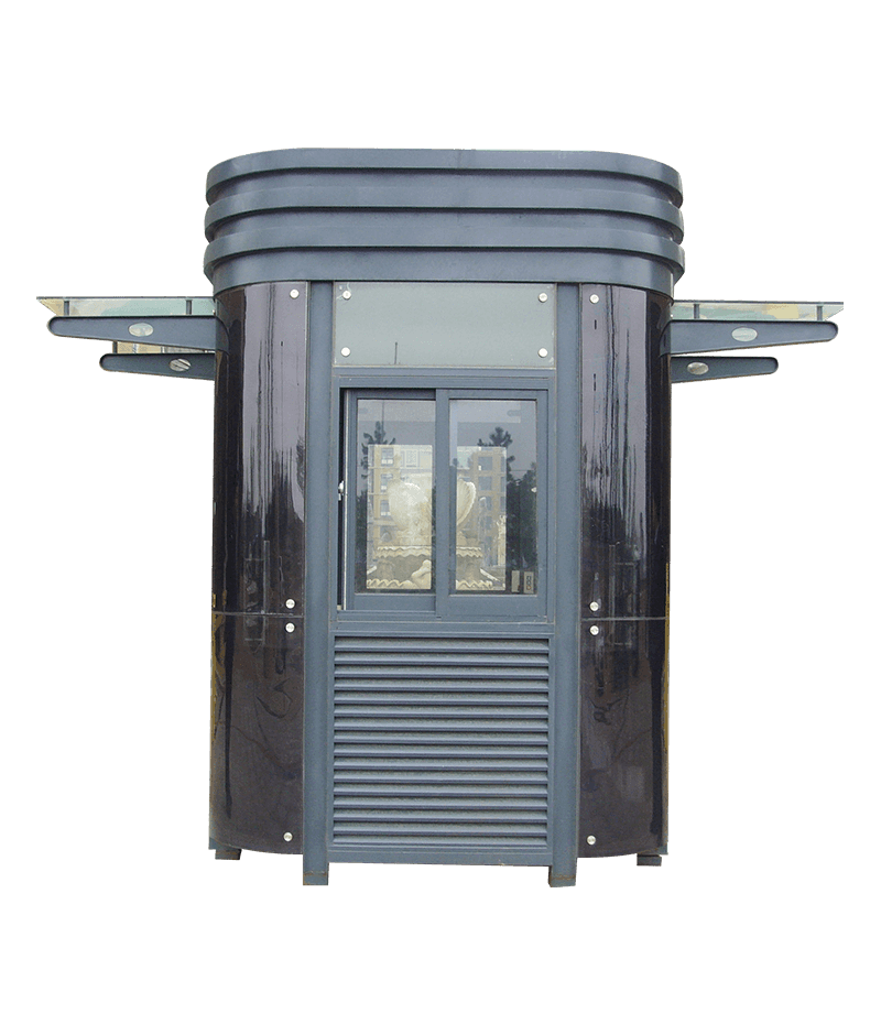 Stainless steel color aluminum sentry box DW-LT07