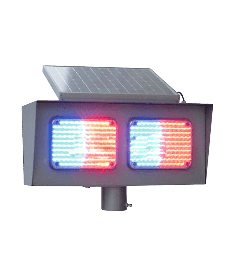 Double LED Flashing Traffic Warning Lamp DW-BZ12