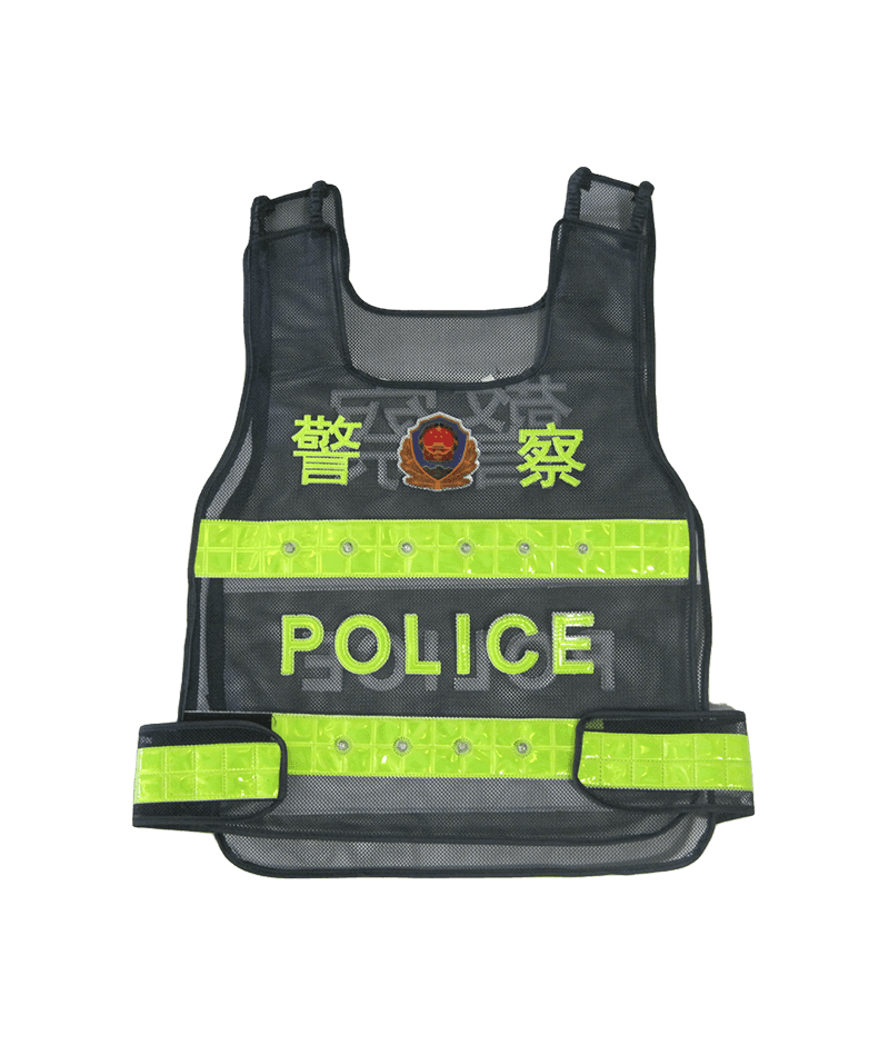 Police LED Reflective Vest DW-B78
