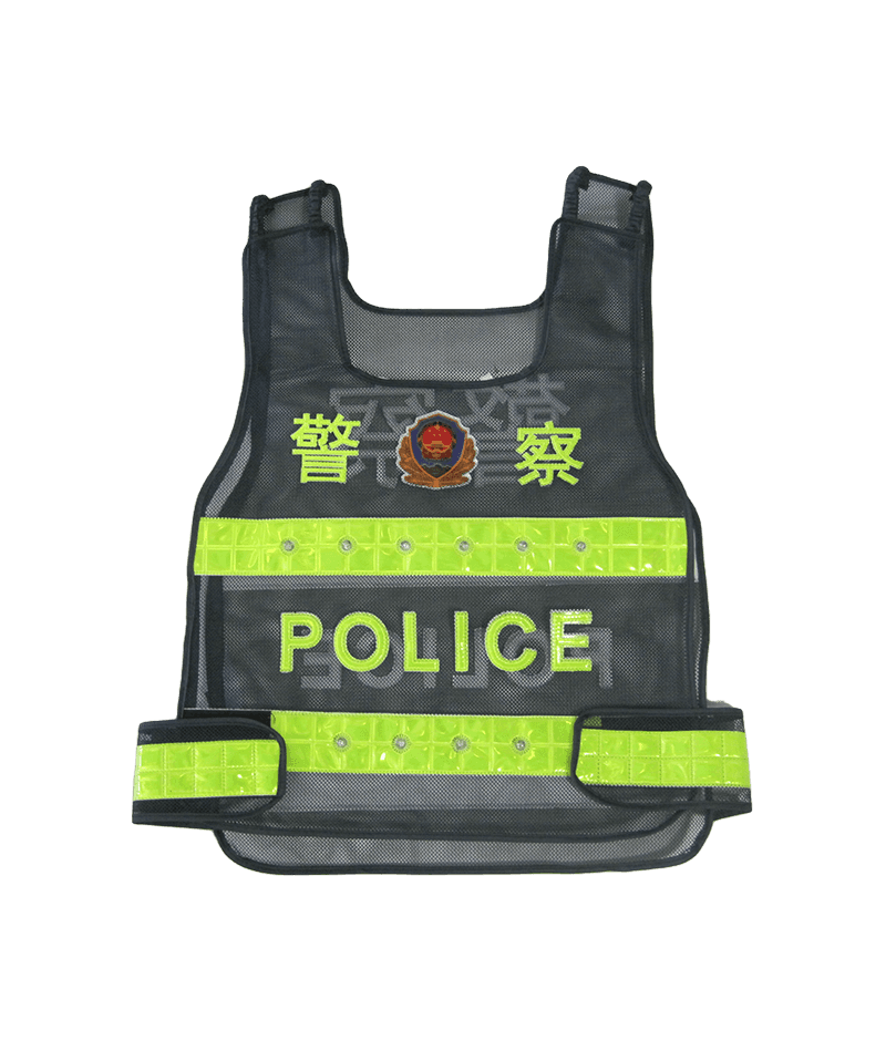 Police LED Reflective Vest DW-B78