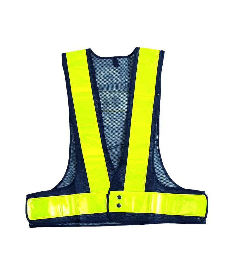 Blue V Reflective Vest DW-B06