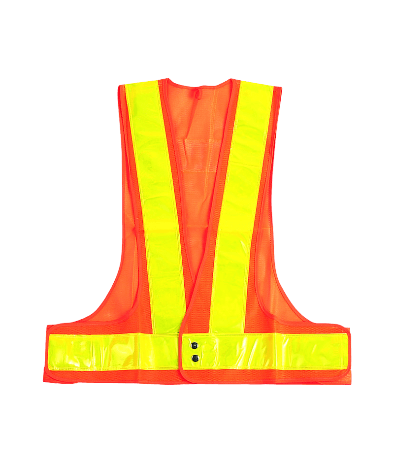 Orange V Reflective Vest DW-B11