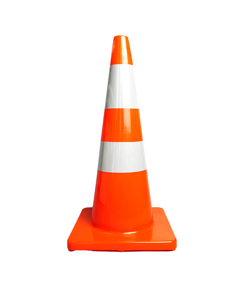 70cm PVC Traffic Cone DW-J09
