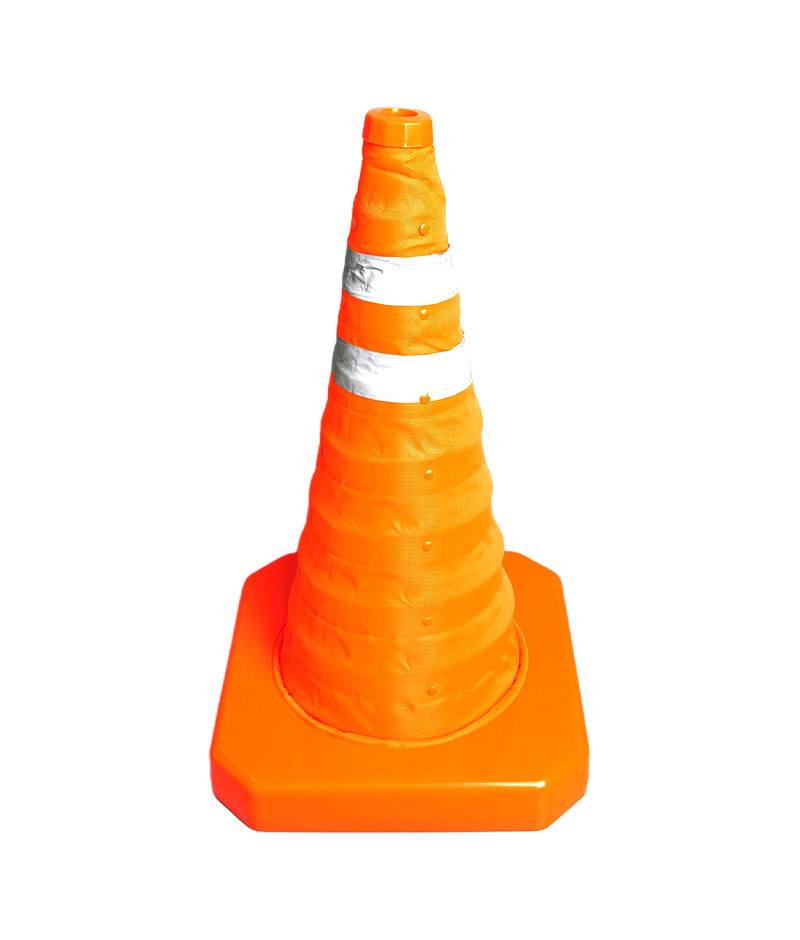 Telescopic road cone PP base-DW-SJB05