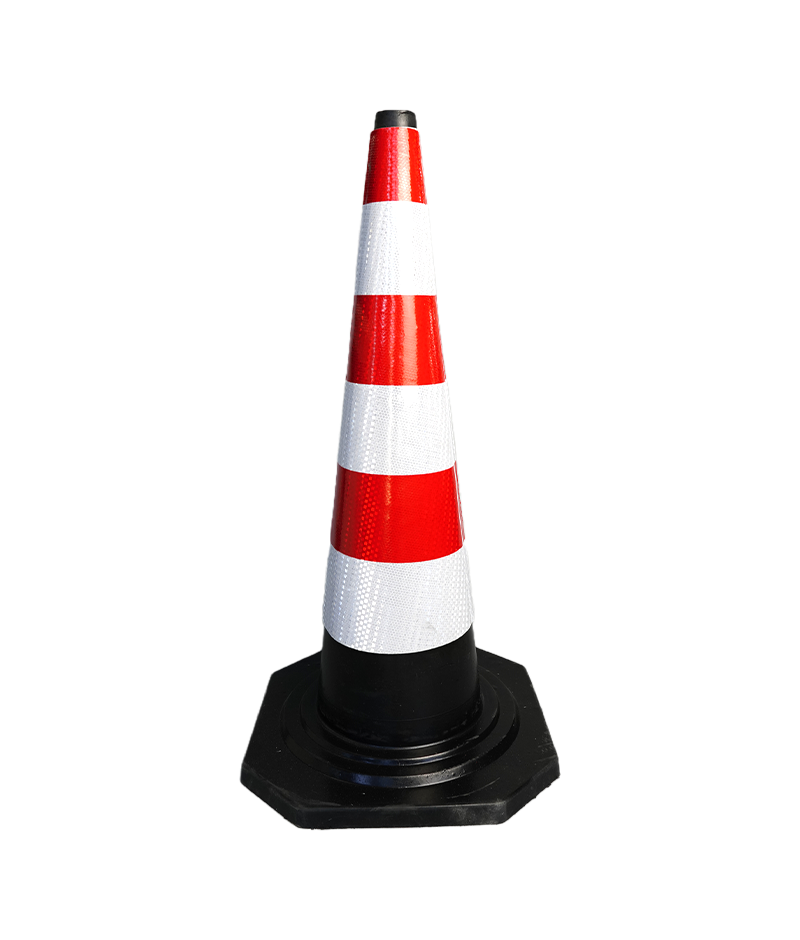  black rubber road cone DW-HJ01-6