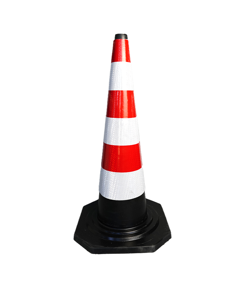  black rubber road cone DW-HJ01-6