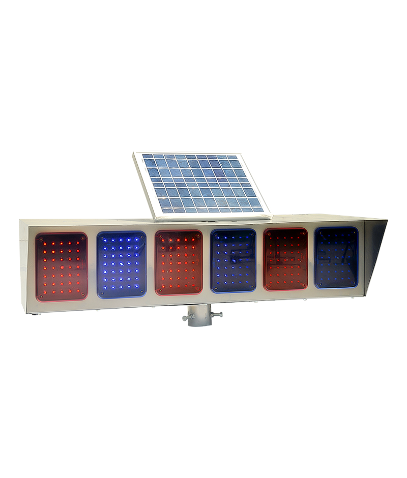 Solar Flashing Traffic Warning Light DW-BP13