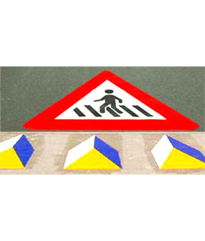 Ground color sign DW-BXD03