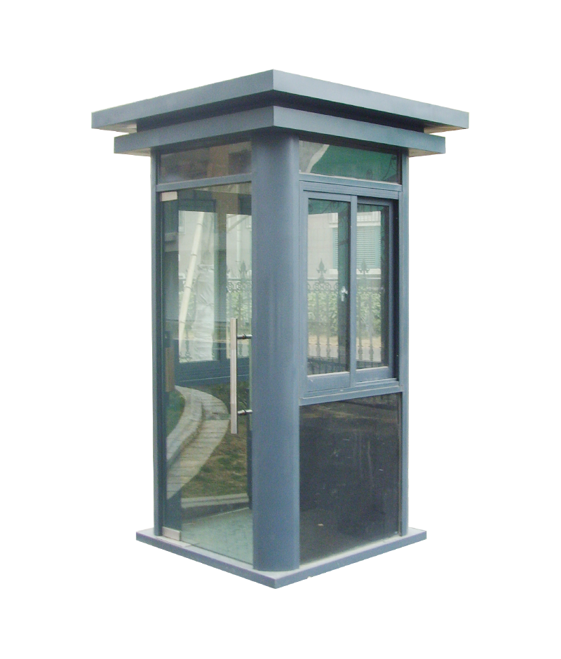 Stainless steel color aluminum sentry box DW-LT01