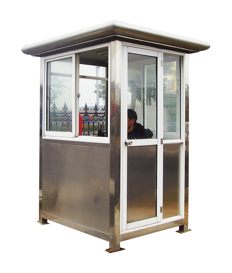 Stainless steel color aluminum sentry box DW-LT08